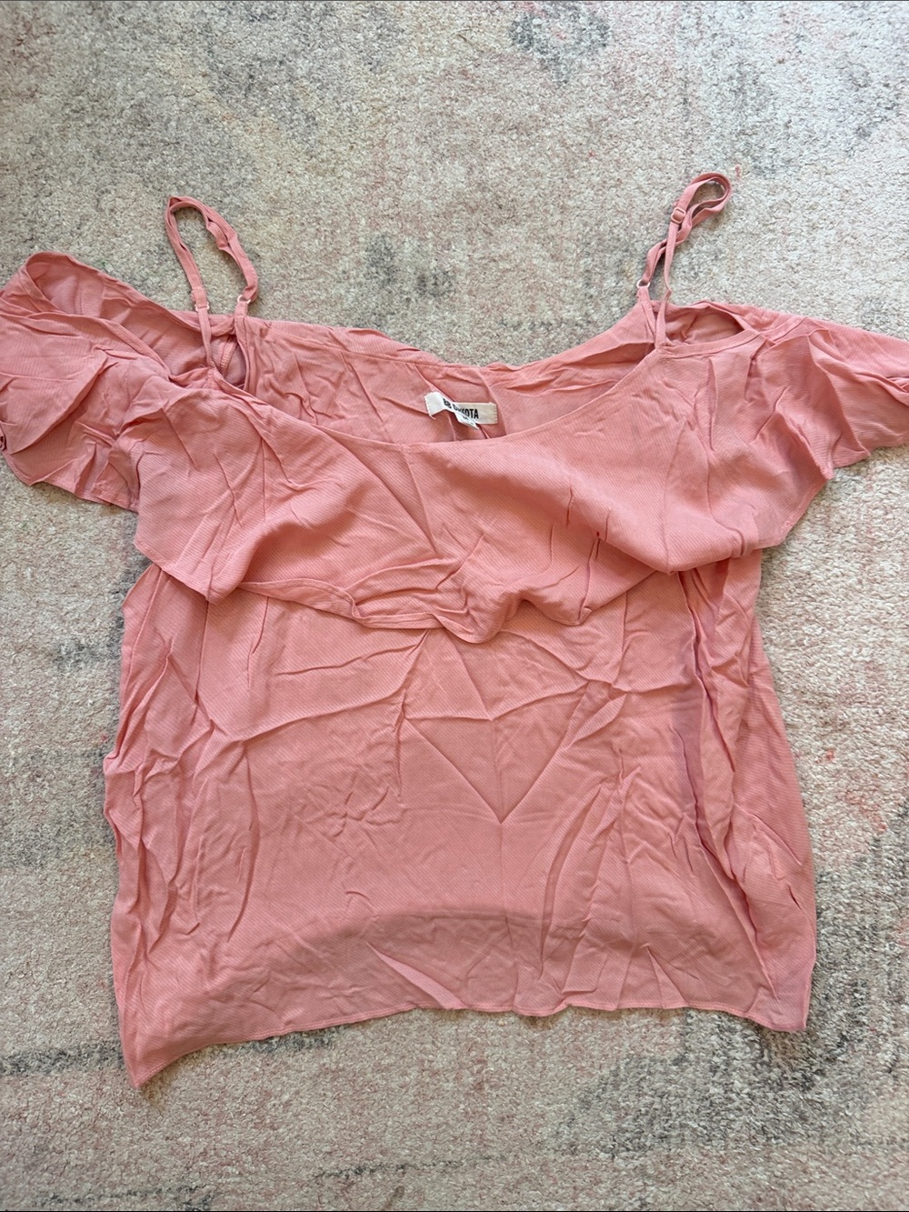 Off-Shoulder Pink Women’s Top